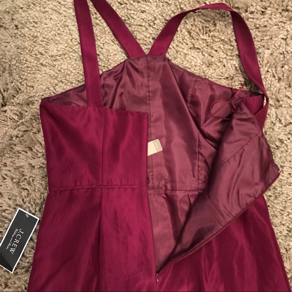 J Crew: Cranberry Cocktail Dress - Picture 3 of 7